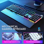Aula F2088 Gaming Mechanical Keyboard - Switch blue - Black