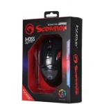 Marvo Gaming Mouse M355 with Thumb Rest 7200 DPI Optical Sensor 7 Color Backlight - Black