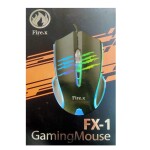Mouse Fire.x FX-1 Gaming with 7 Button Backlight RGB 1.5m - Black