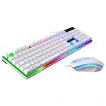 Combo Mouse RGB + Keboard Gaming Wired Rainbow light Gclexus q210